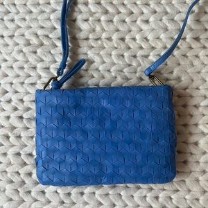 Madewell the puff crossbody bag blue